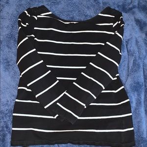 cropped 1/2 sleeve tee